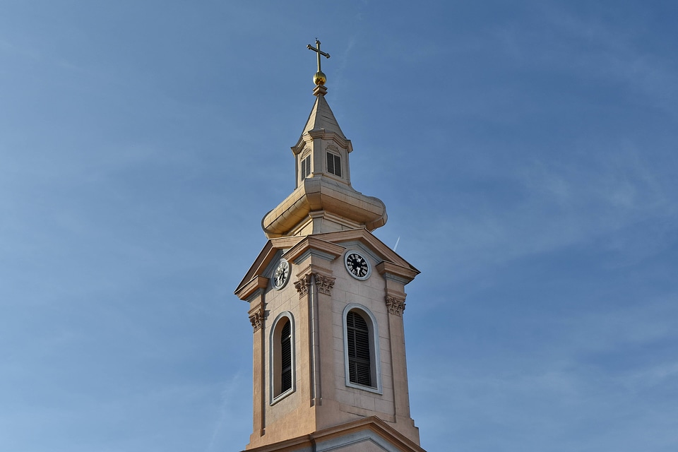 Architectural Style church tower fair weather