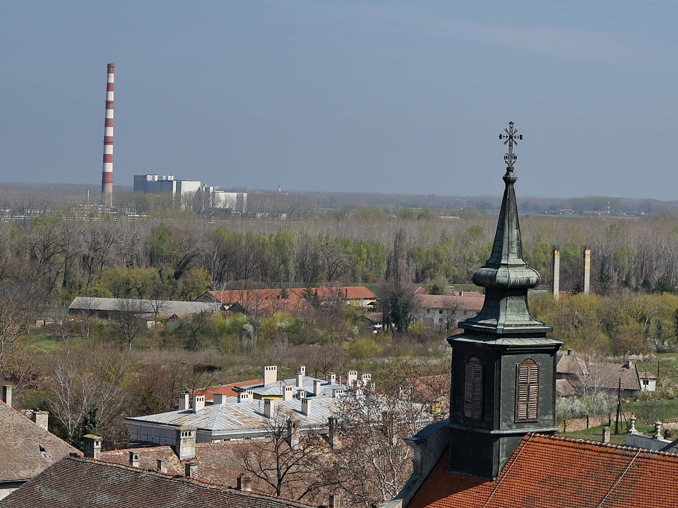 Church Tower downtown factory
