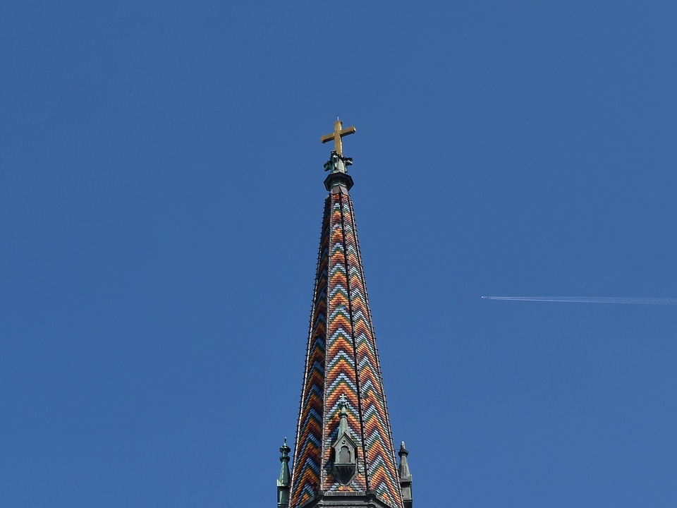 Cathedral catholic church tower