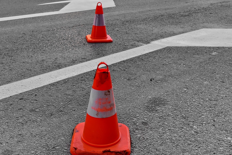 Sign signal traffic jam