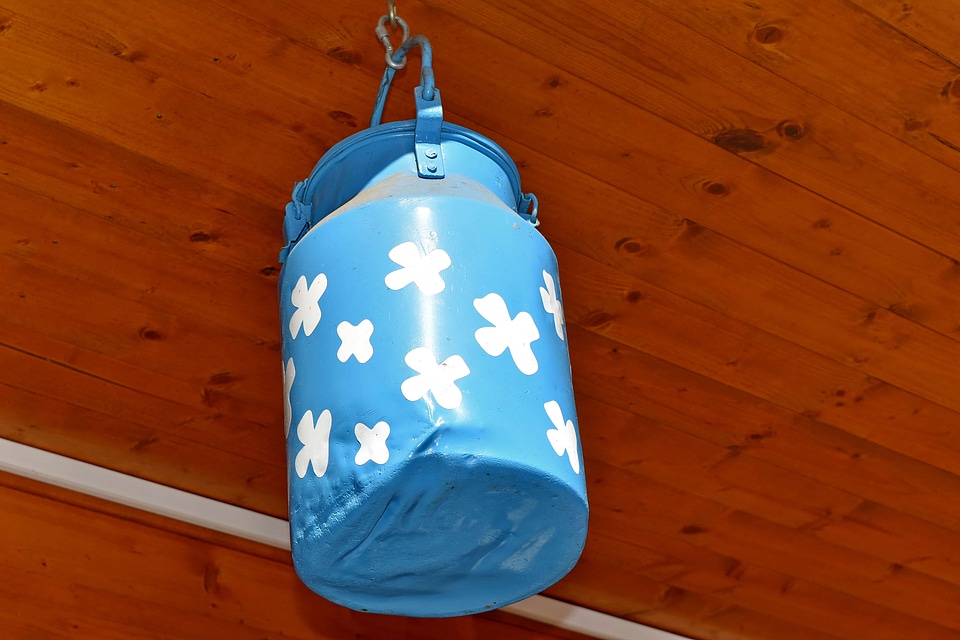 Blue container nostalgia