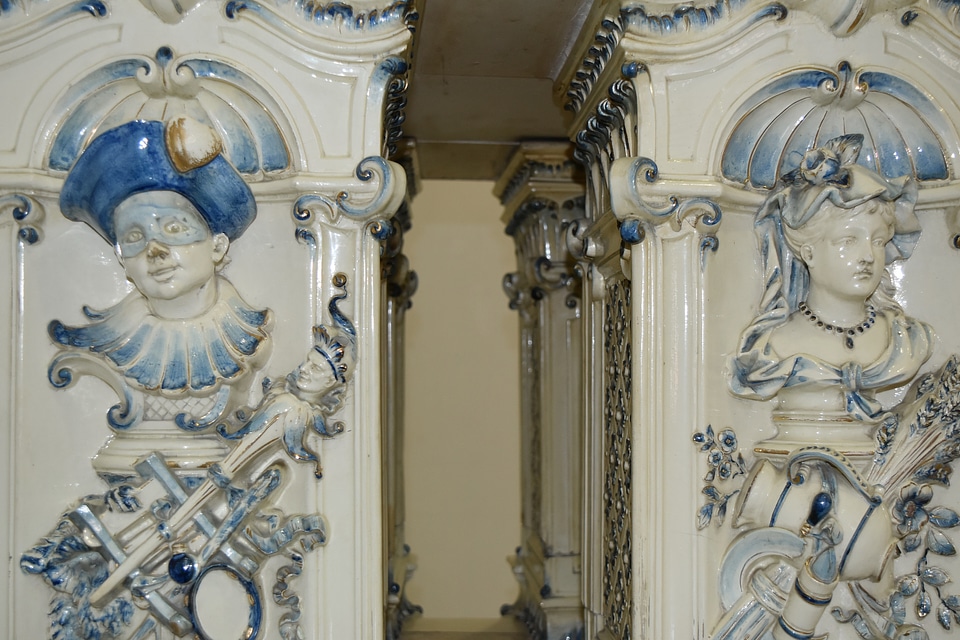 Interior Decoration porcelain portrait