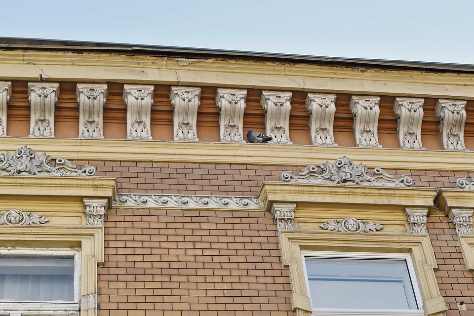 Baroque ornament building