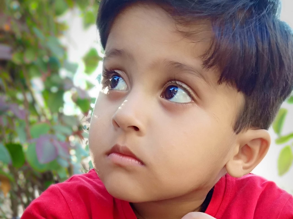 Portrait child face