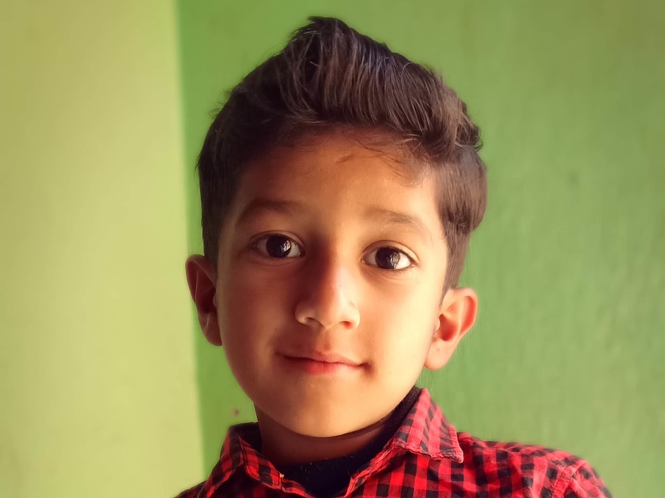 Boy childhood photo model