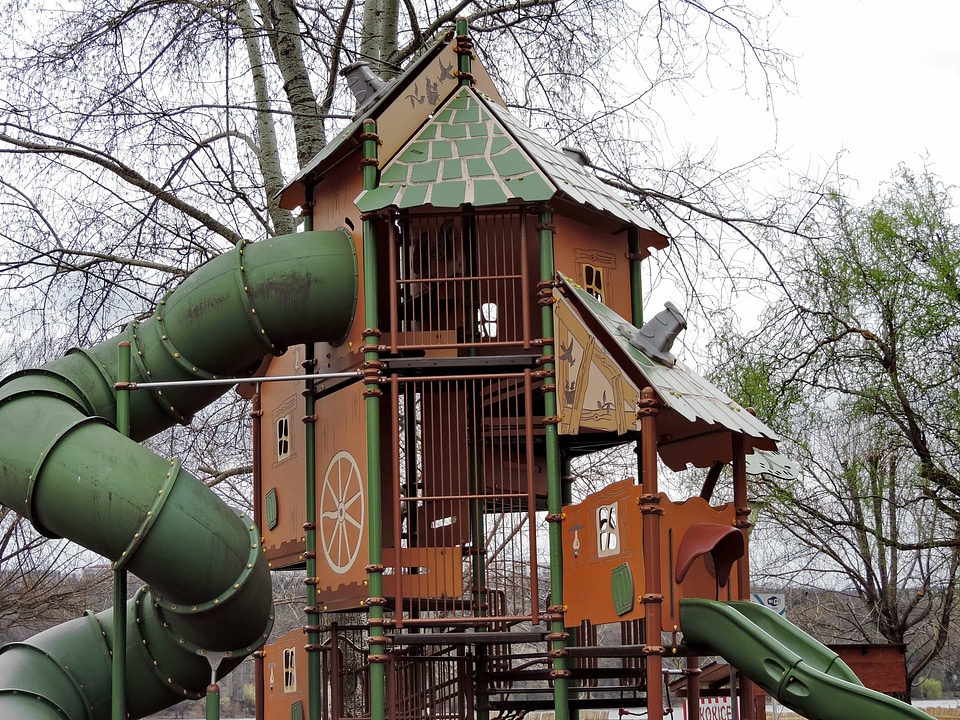 Fun playground wood