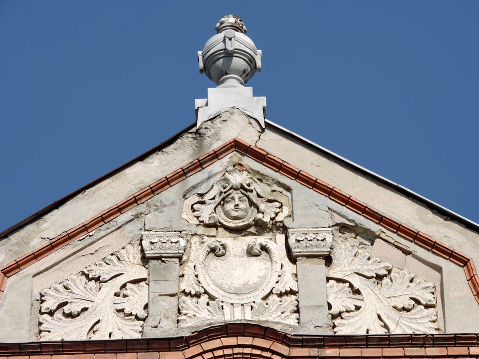 Blue Sky facade rooftop