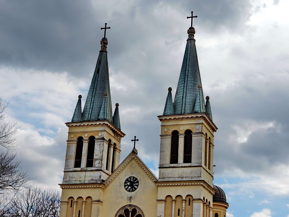 Church Tower cloud gothic
