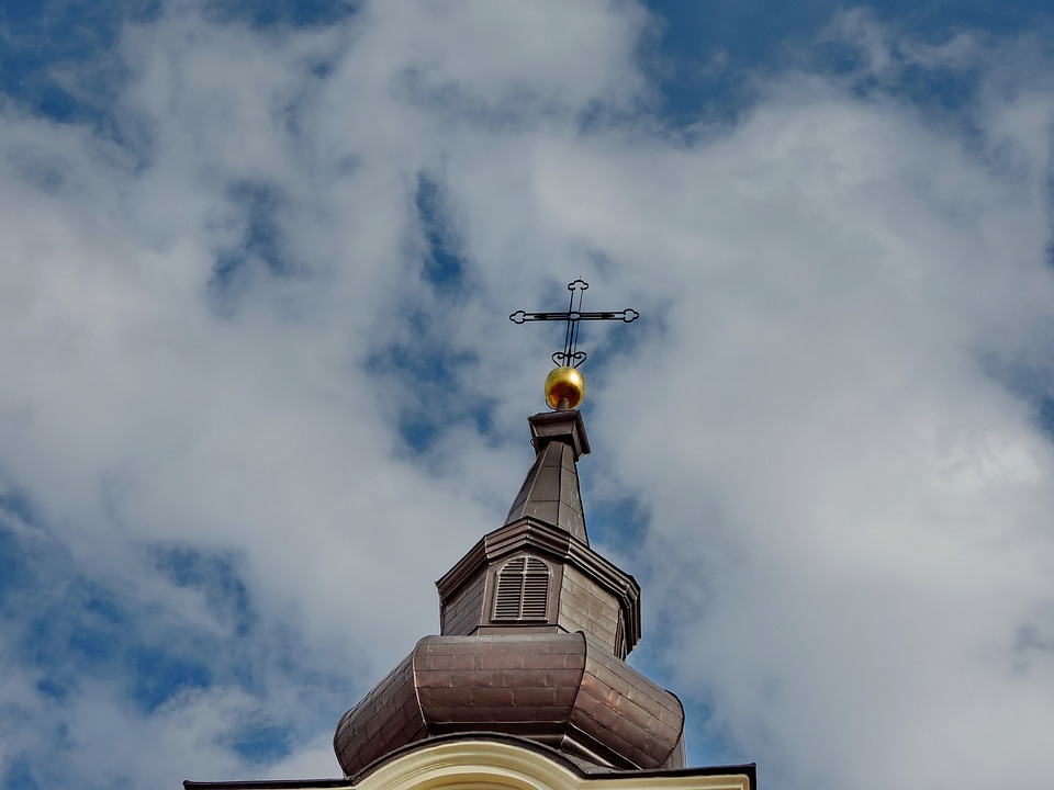 Architectural Style blue sky church tower