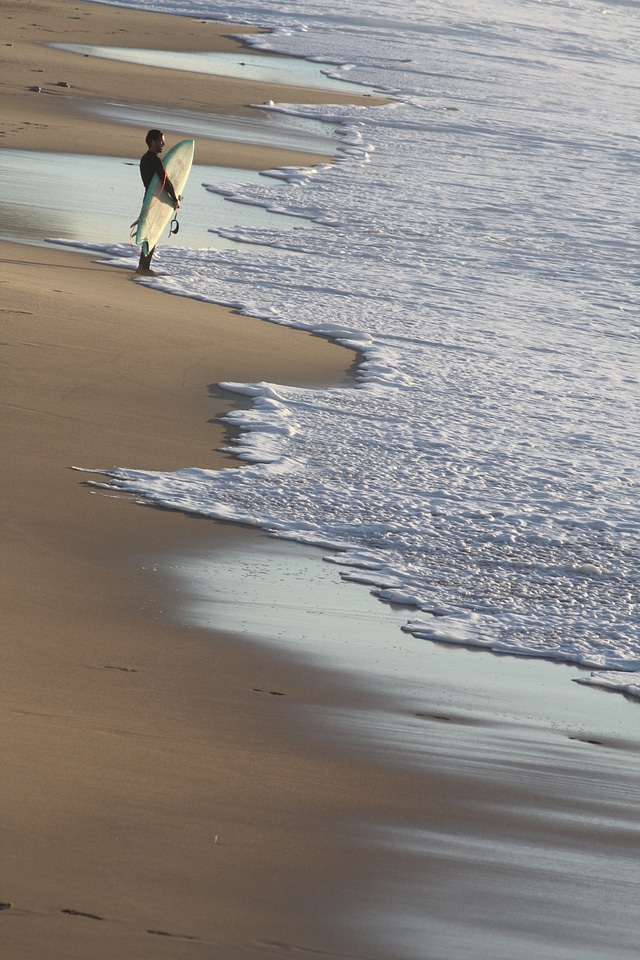 Beach biarritz france