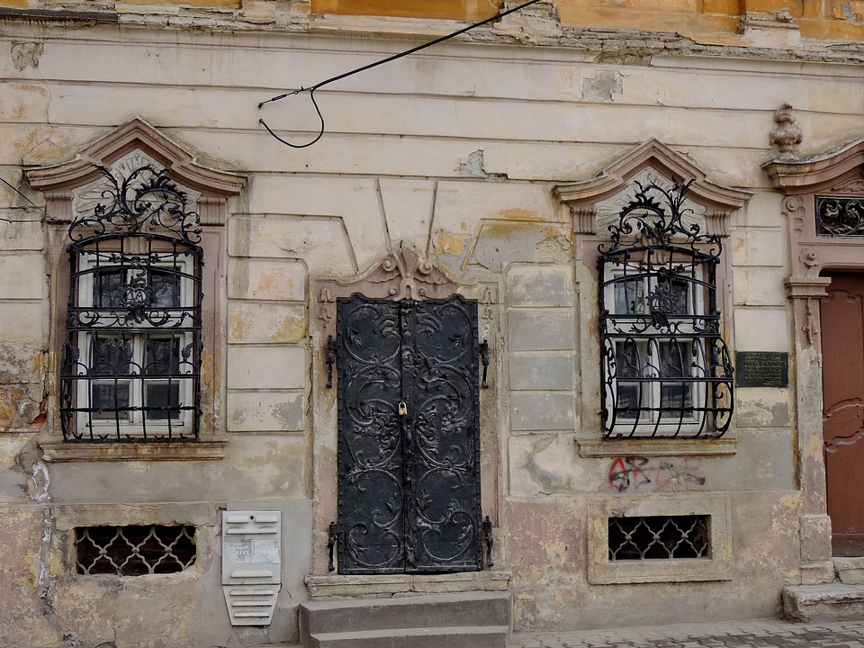Abandoned cast iron decoration