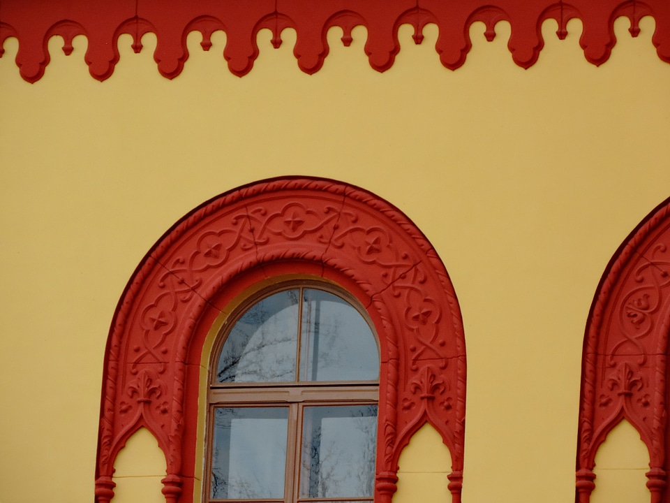 Baroque decoration facade