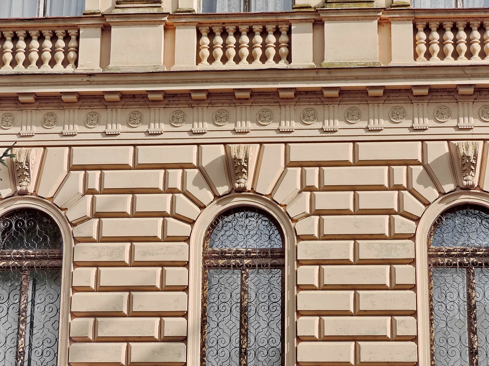 Imperial palace windows