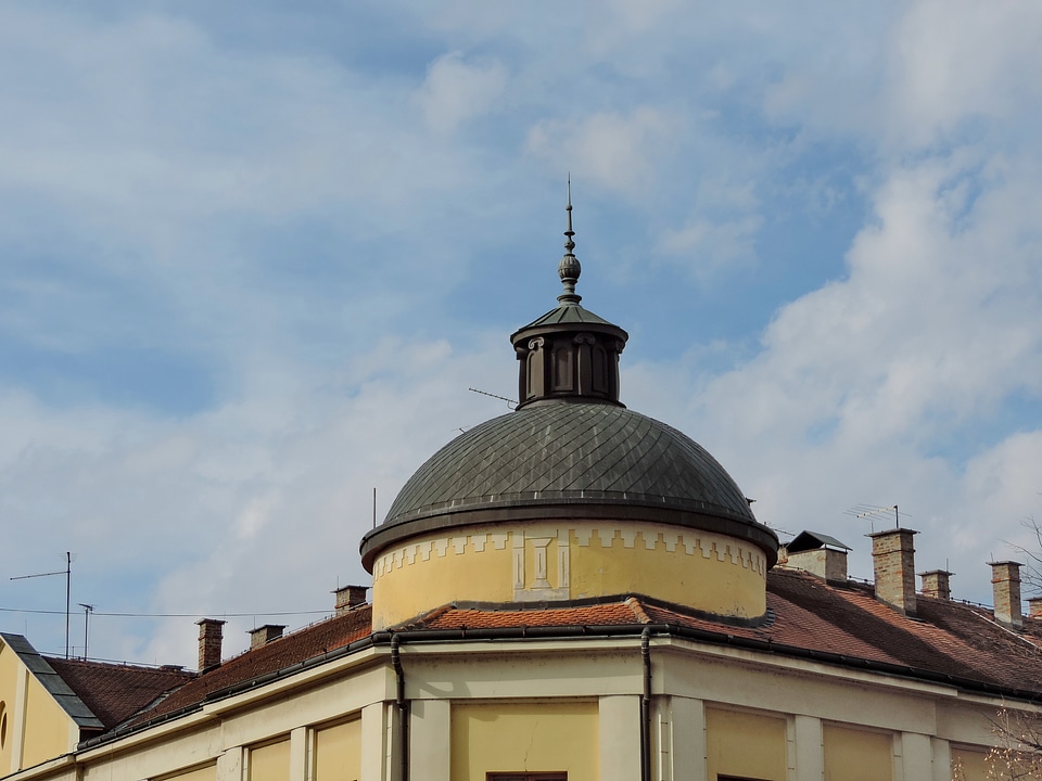 Copper ornament tower