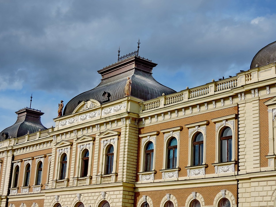 Architecture building facade