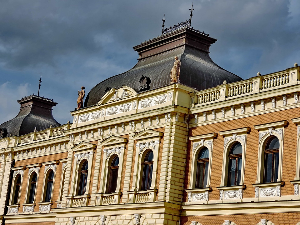 Castle facade museum