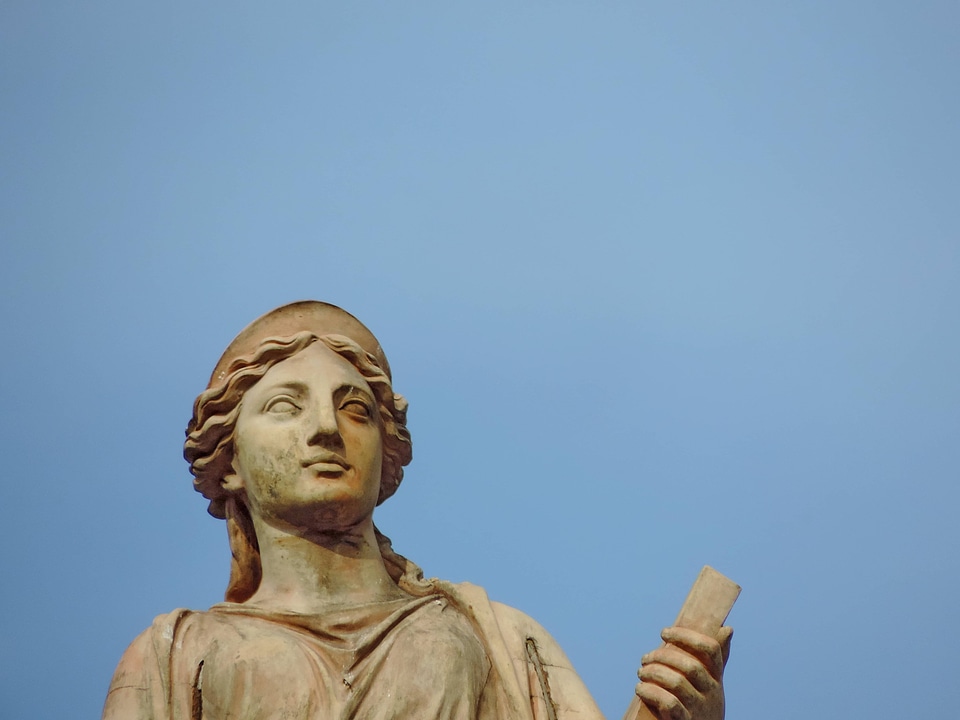 Blue Sky statue sculpture