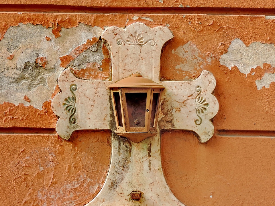 Church cross decoration