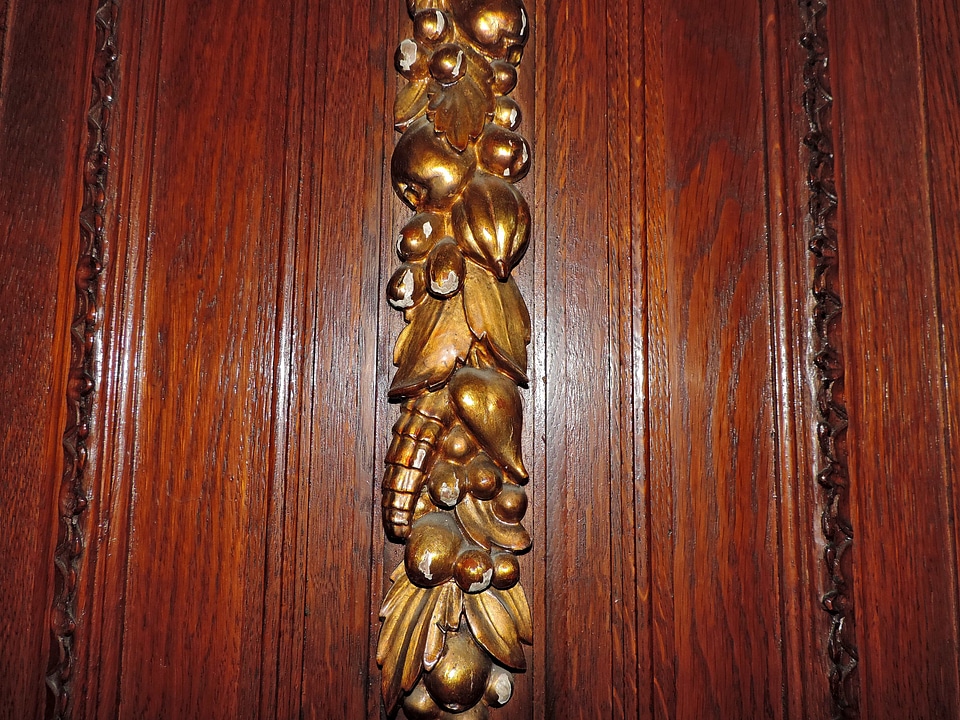 Baroque carpentry carvings