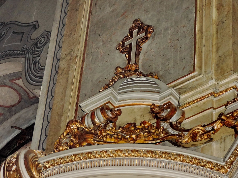 Byzantine cross gold