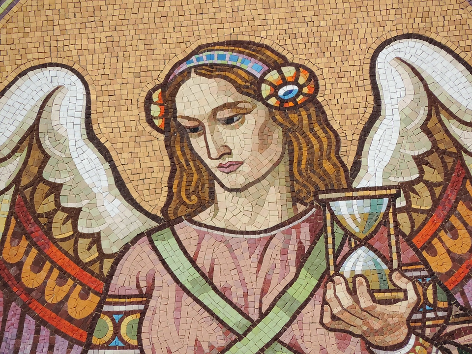 Angel portrait young woman