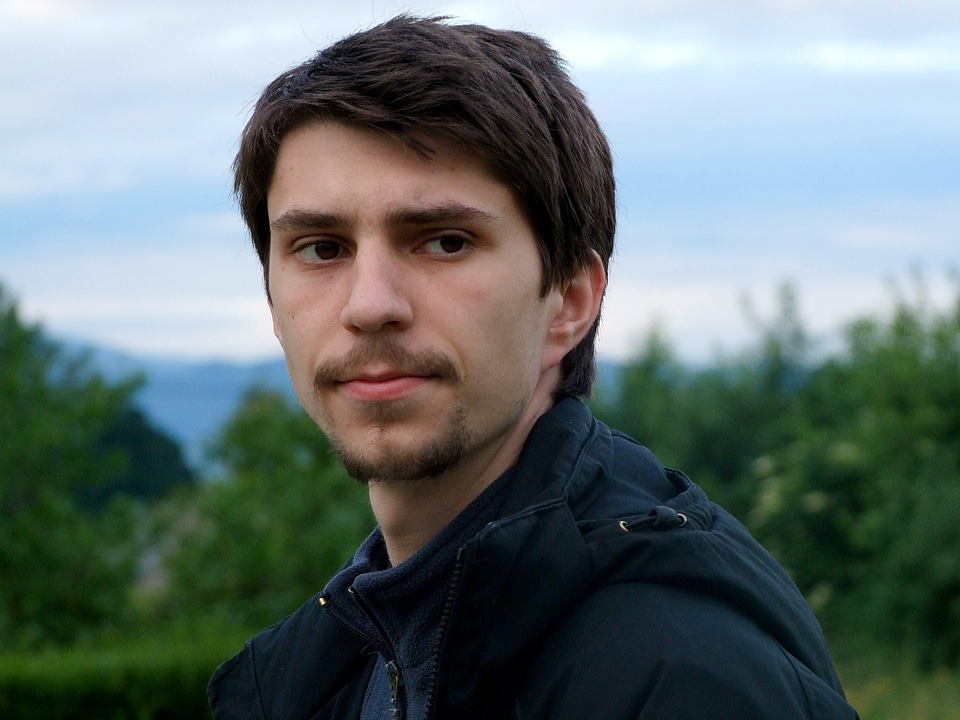 Guy handsome face