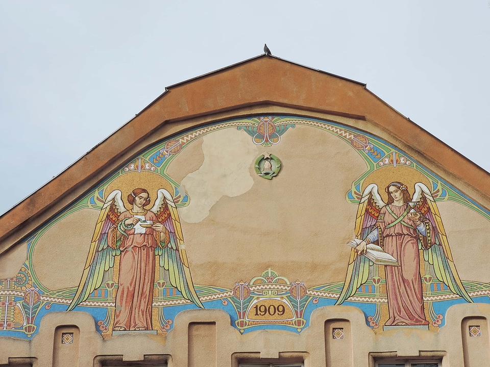 Facade mosaic religion