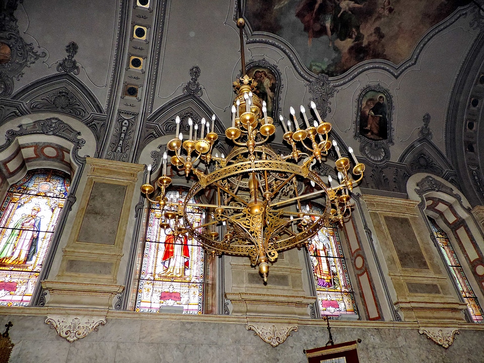 Chandelier handmade orthodox