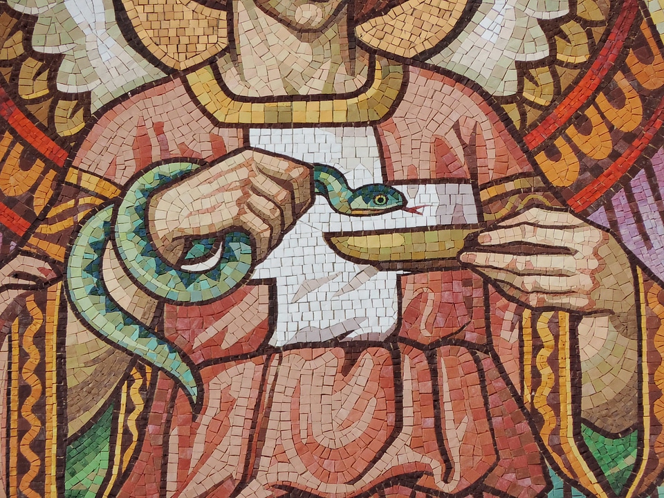 Angel mosaic snake