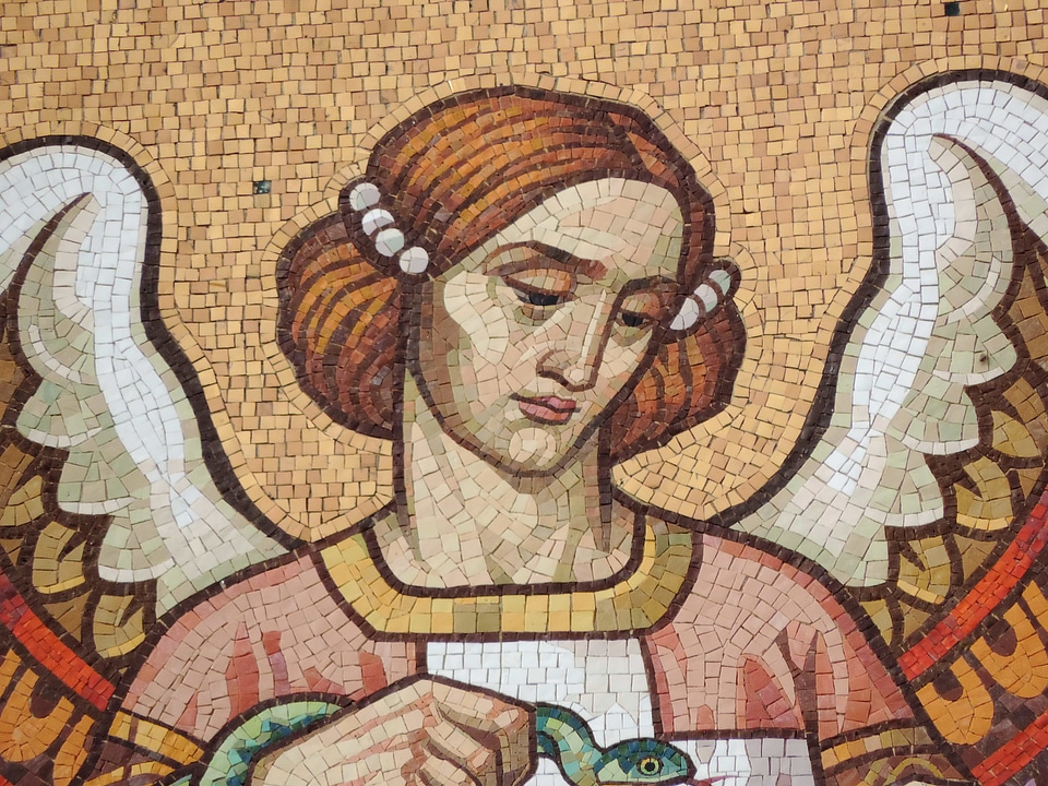 Angel handmade mosaic