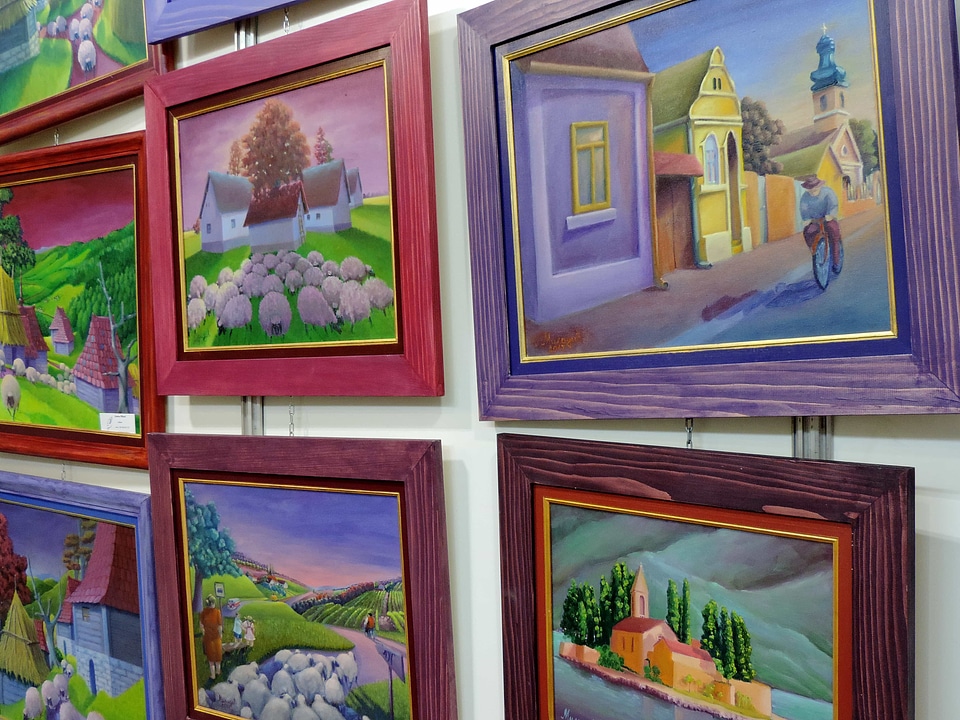 Painting exhibition museum