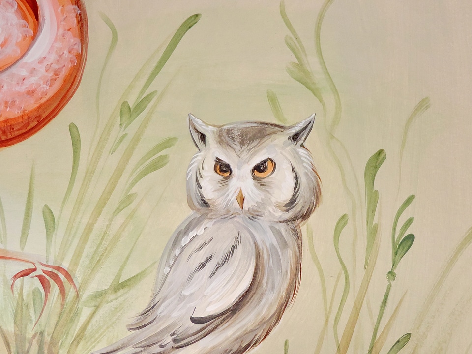 Bird fine arts graffiti