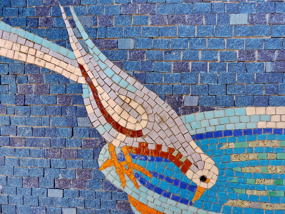Bird fountain wall