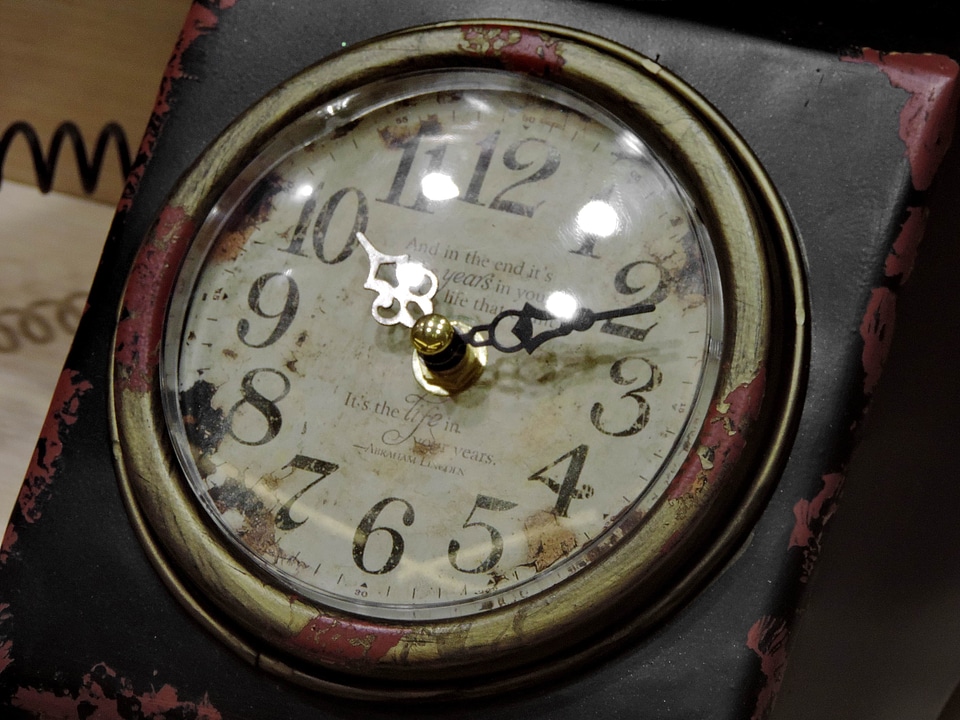Analog Clock antique instrument