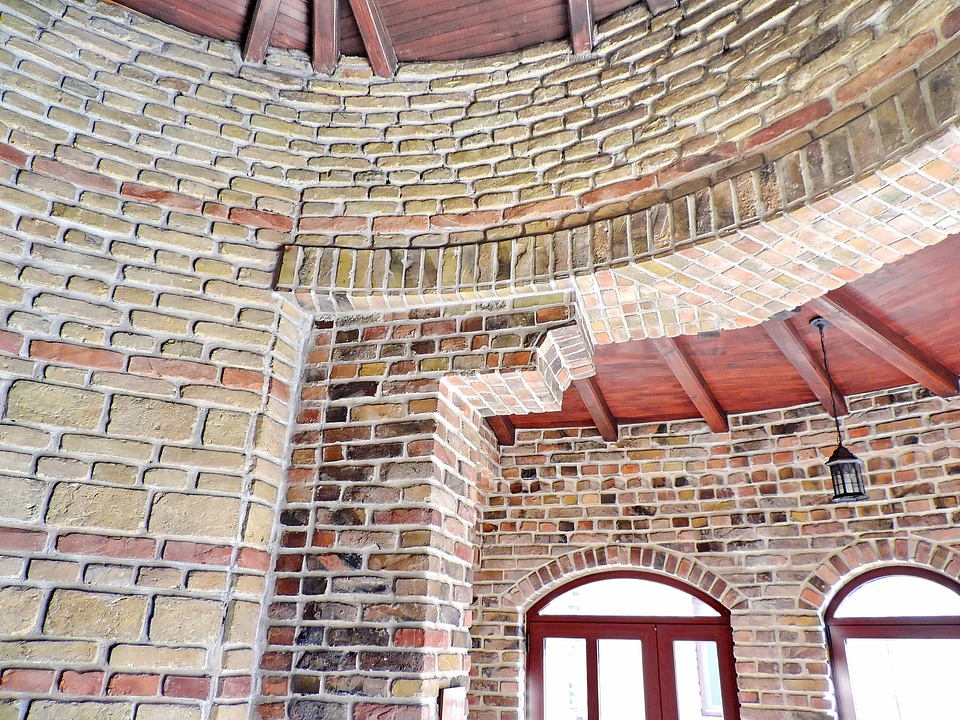 Bricks medieval roof