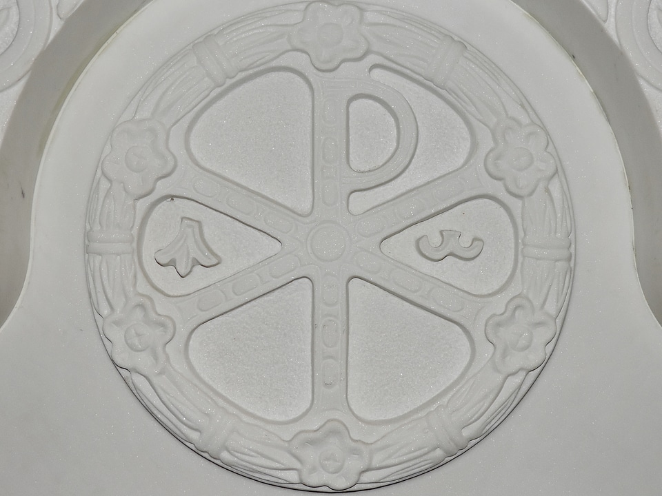 Circle handmade marble