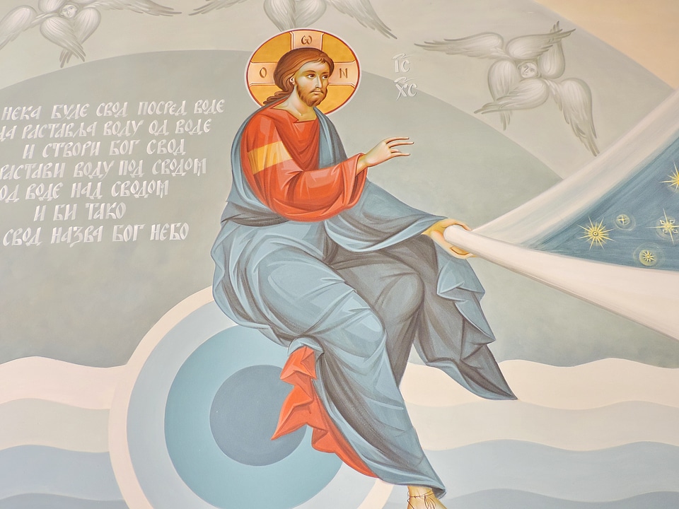 Orthodox religious saint