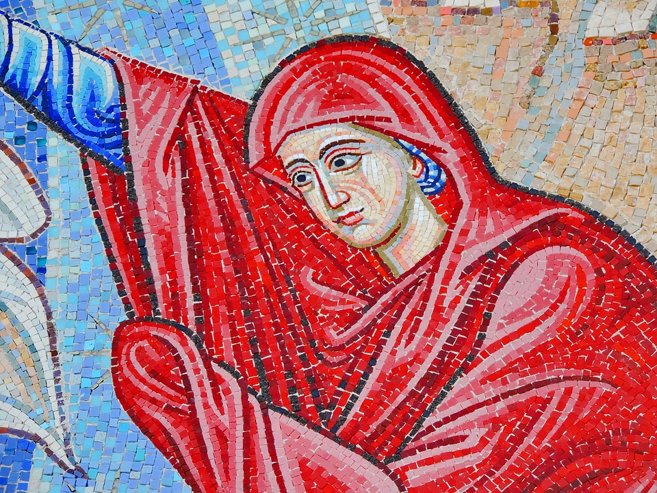 Dress mosaic prayer