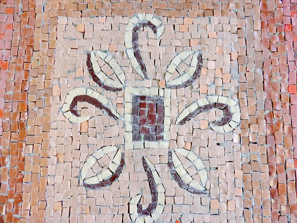 Arabesque decoration mosaic