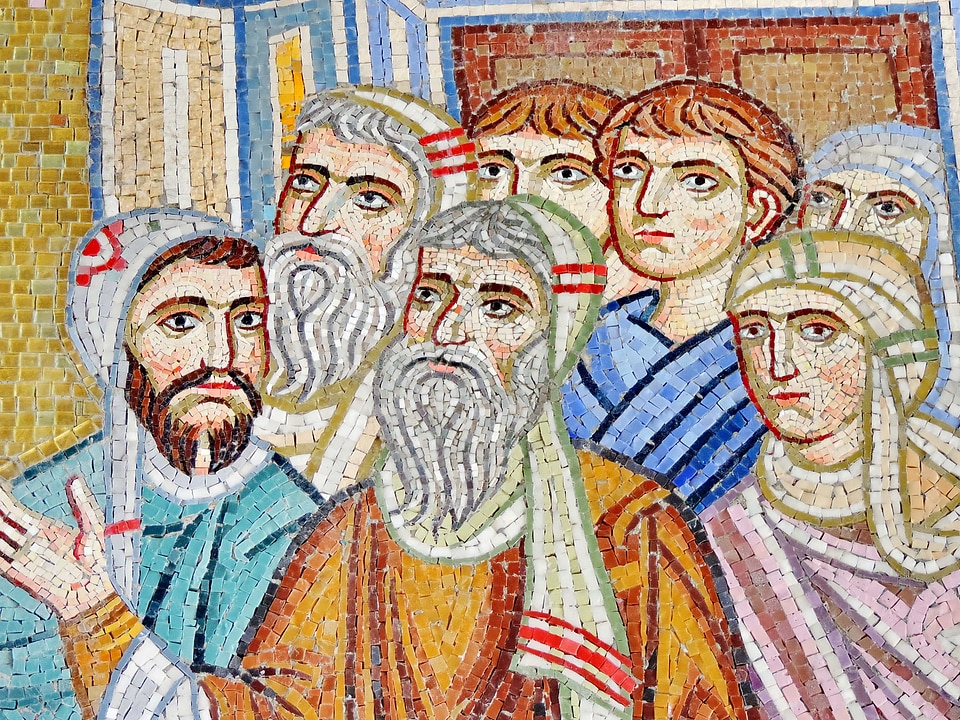 Art mosaic religion