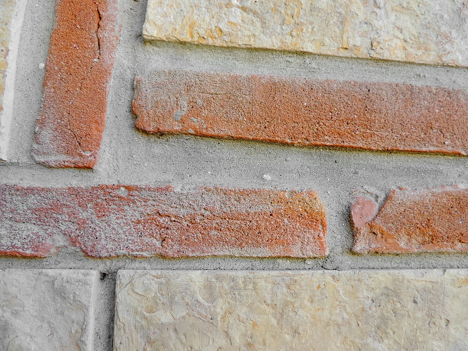 Concrete brick cement photo
