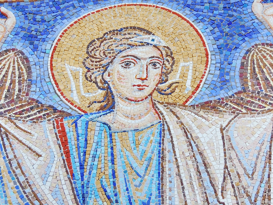 Mosaic art religion