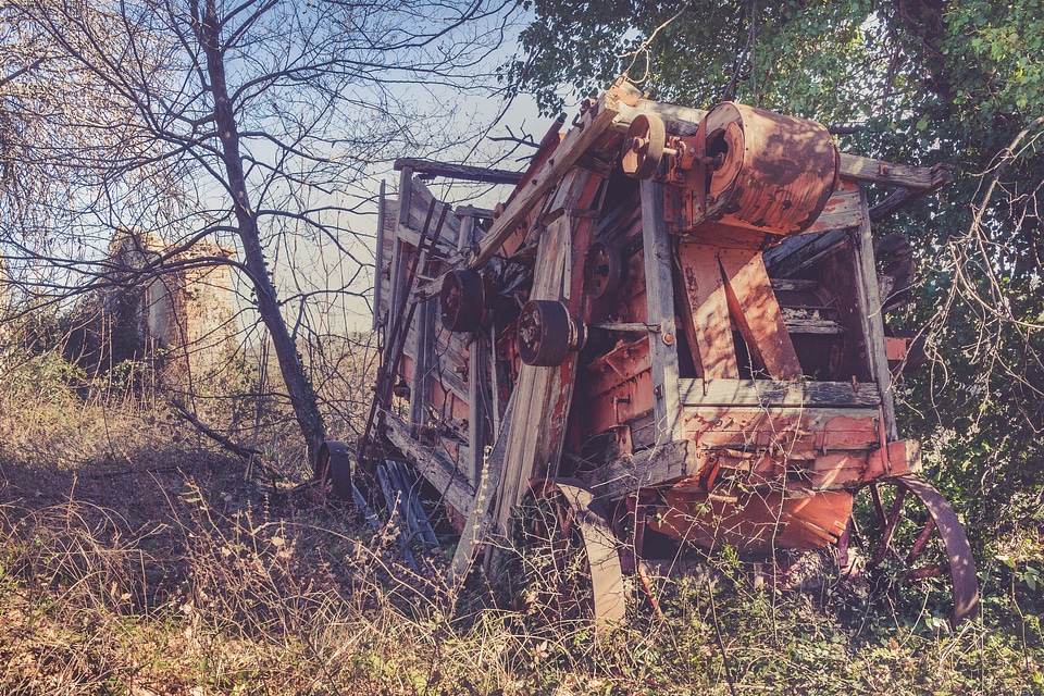 Abandoned old ruin