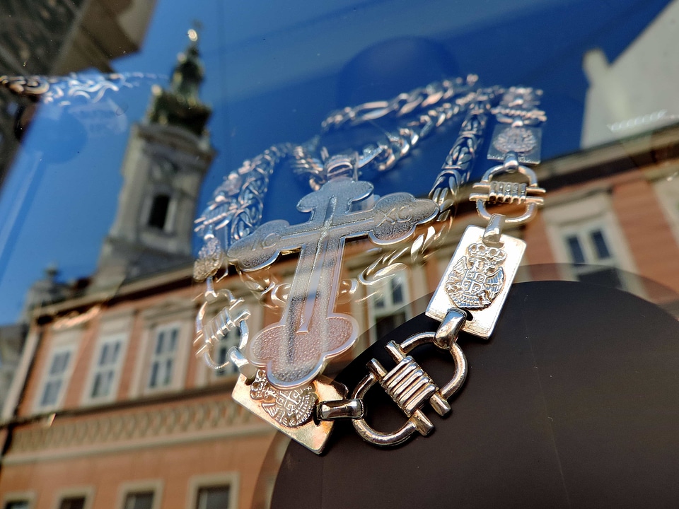Cross jewelry orthodox
