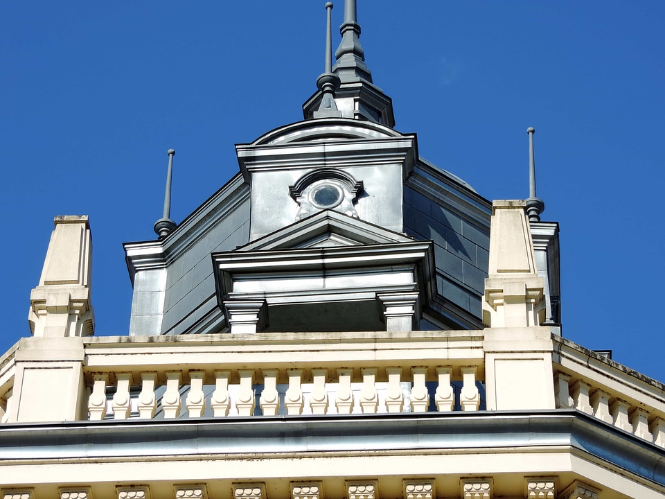 Baroque copper roof