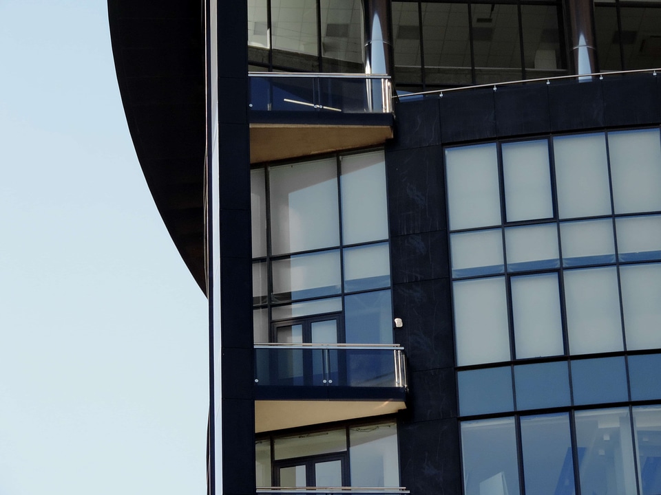 Balcony futuristic modern