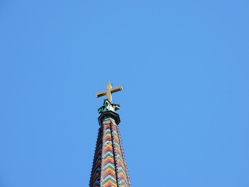 Church Tower cross architecture photo