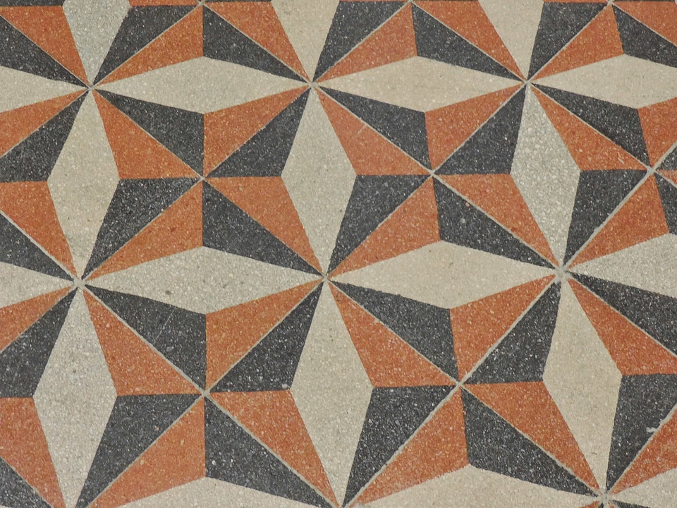 Arabesque mosaic tile