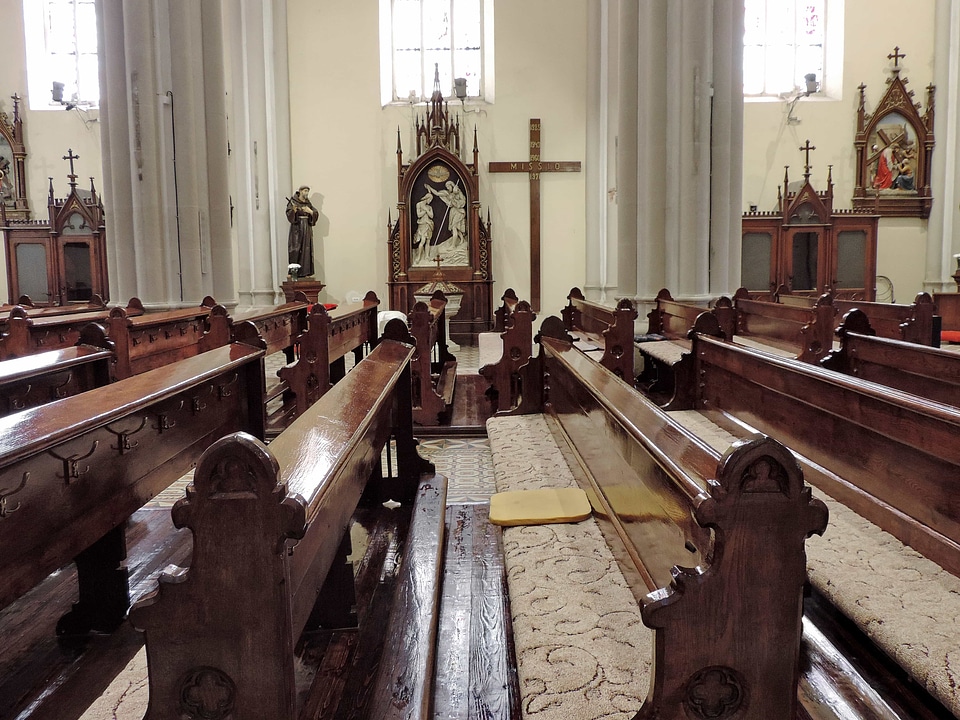 Cathedral catholic interior decoration