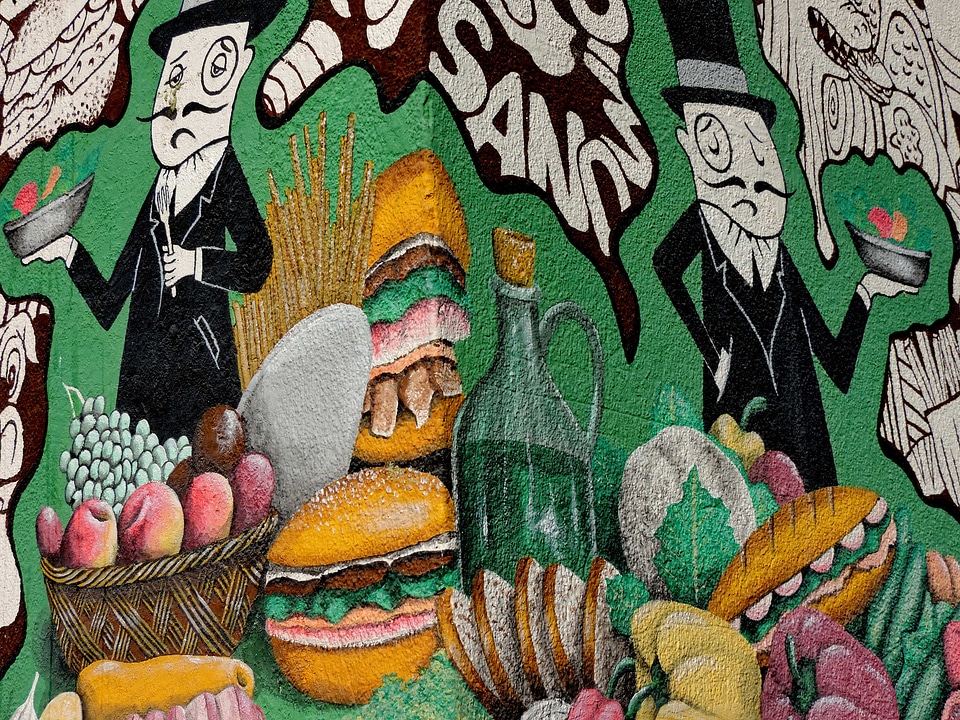 Art colorful graffiti